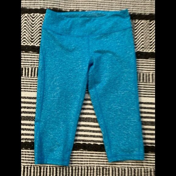 Zella Blue Leggings Medium - Picture 2 of 4